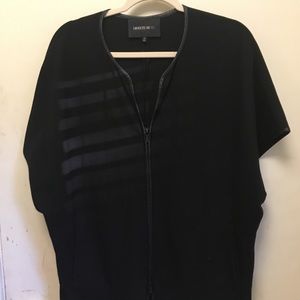 Lafayette 148 Leather Trim vest